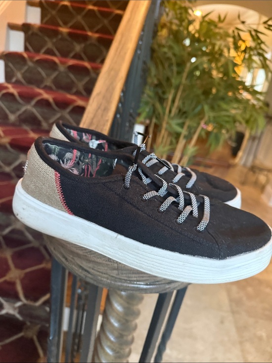 Shoes - HEY DUDE CODY CRAFY SLIP ON PLATFORM excellent t condition women 8.
